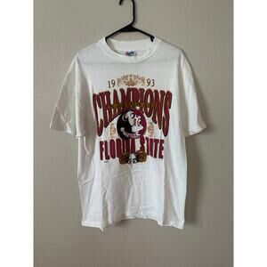 Vintage 1993 National Champions Florida State T-Shirt - Large